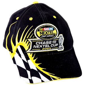 NASCAR Cap Hat Nextel Cup Series Chase For The Nextel Cup 2005 OSFM 100% Cotton